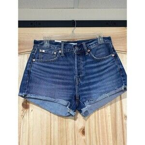 AE77 New York Classic Short Womens American Eagle Denim Shorts Size 2